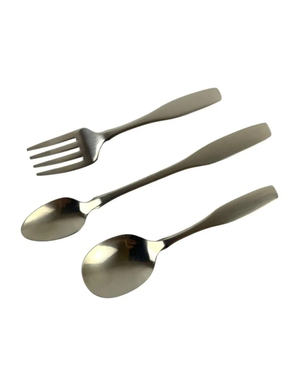 Oneida Community Paul Revere 3-Piece Baby Feeding Set Stainless Steel 1950s